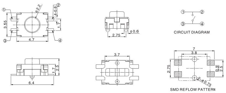 3.5X4.7轻触开关TS-1908尺寸图.png