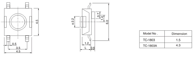 4.5X4.5轻触开关TS-1803尺寸图.png
