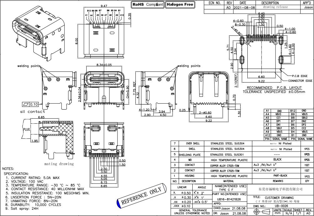 type-c连接器81421B26尺寸图.jpg