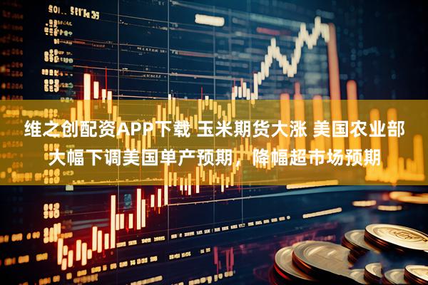 维之创配资APP下载 玉米期货大涨 美国农业部大幅下调美国单产预期，降幅超市场预期